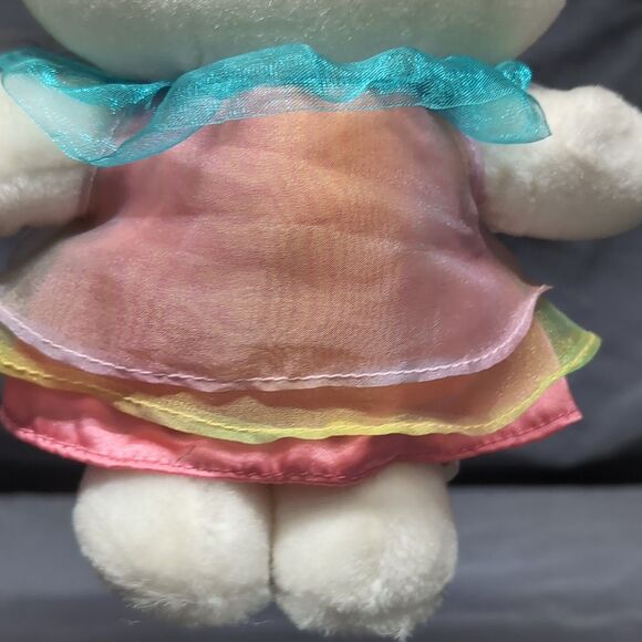 Hello Kitty Plush Fairy Rainbow 2000 Sanrio Smiles 8" Vintage Toy - Picture 6 of 8